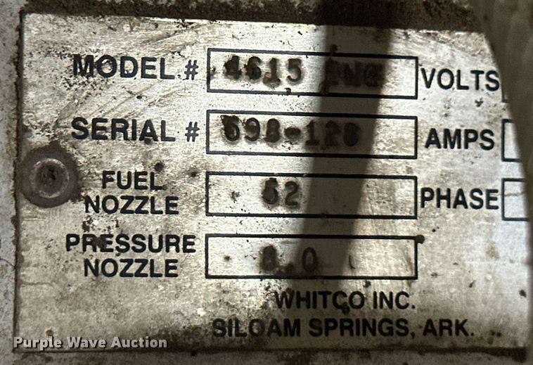 image for item ER8456 Whitco 4615 ENG pressure washer