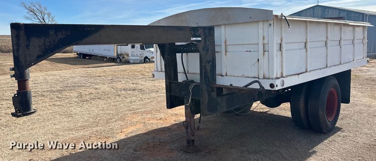 image for item ER8466 Shop built grain trailer