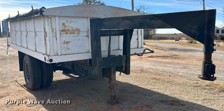 image for item ER8466 Shop built grain trailer