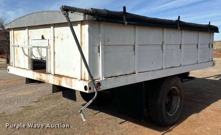 image for item ER8466 Shop built grain trailer
