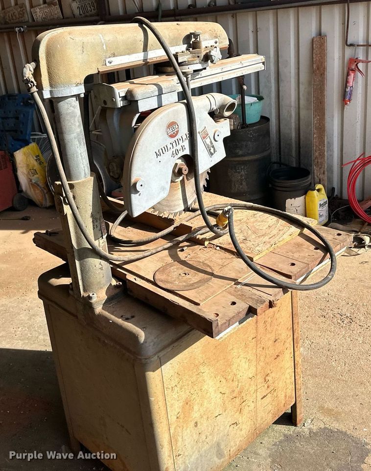 image for item ER8475 Delta Milwaukee Multiplex 40-B radial arm saw