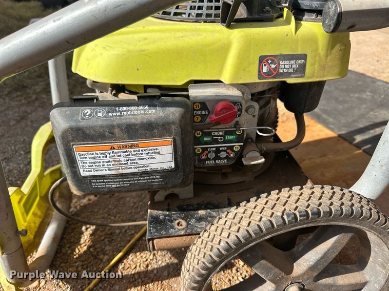 image for item ER8476 Ryobi pressure washer