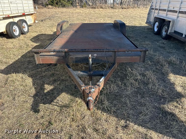 image for item ER8490 Shop built equipment trailer