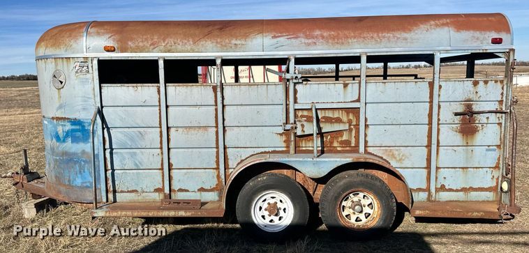image for item ER8492 1989 WW livestock trailer