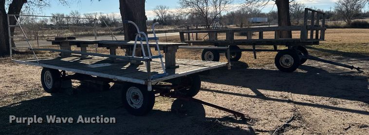 image for item LH9329 (2) hay wagons