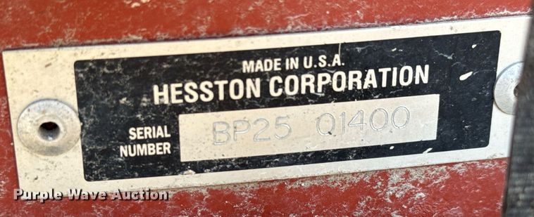 image for item LH9337 Hesston BP25 bale processor