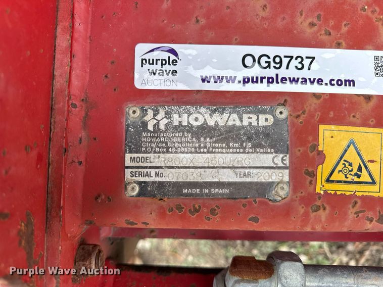 image for item OG9737 2009 Howard R800X-450U/RG tiller