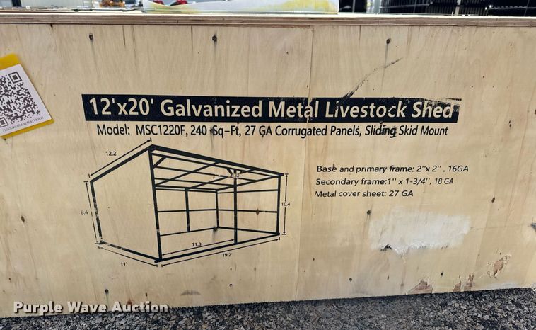 image for item OK9368 Valley Pioneer MSC1220F livestock shed