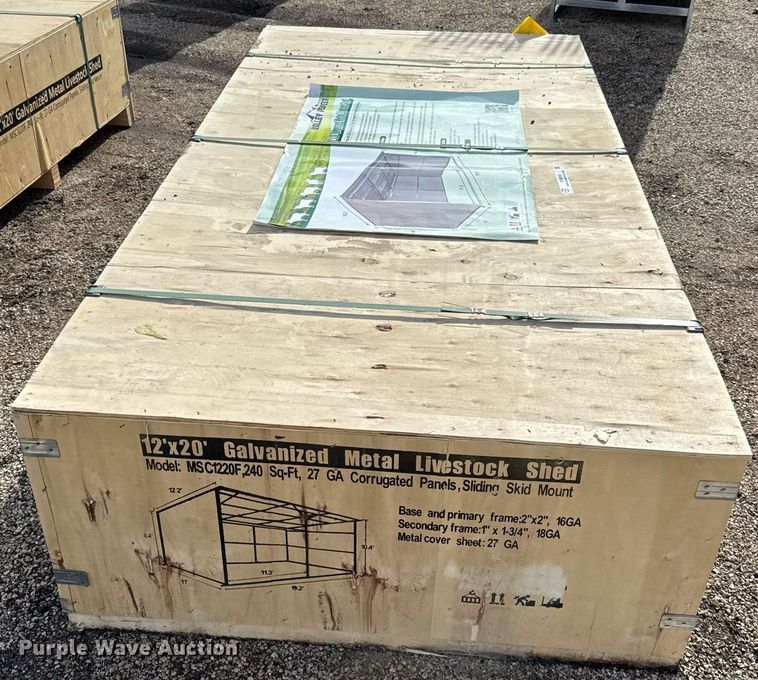 image for item OK9369 Valley Pioneer MSC1220F livestock shed