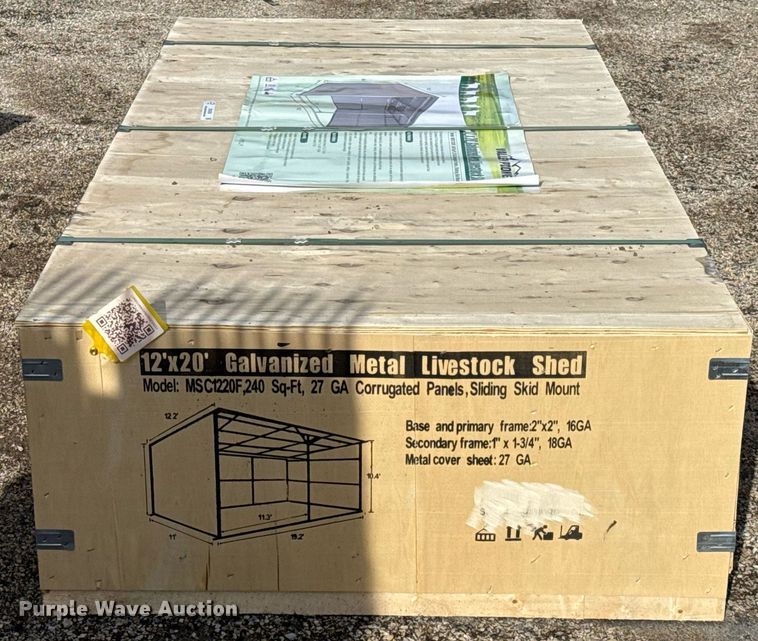 image for item OK9369 Valley Pioneer MSC1220F livestock shed