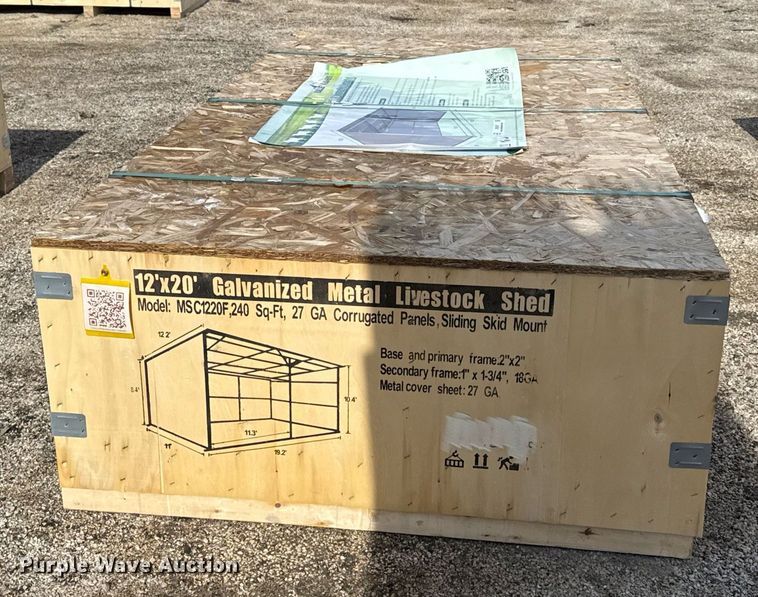 image for item OK9370 Valley Pioneer MSC1220F livestock shed