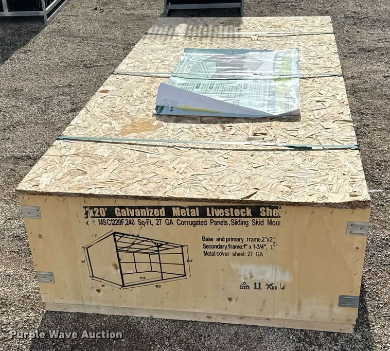 image for item OK9370 Valley Pioneer MSC1220F livestock shed