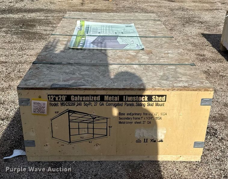 image for item OK9371 Valley Pioneer MSC1220F livestock shed