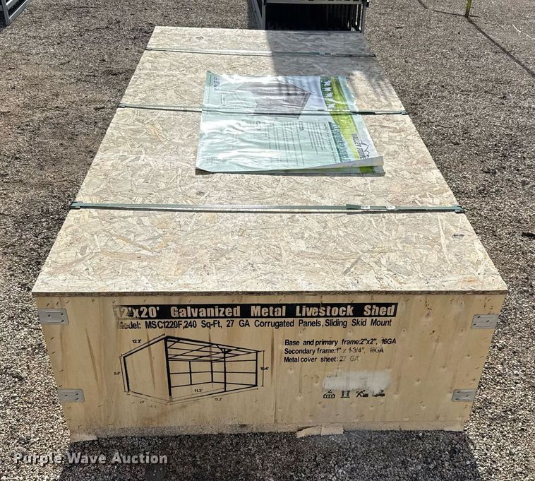 image for item OK9371 Valley Pioneer MSC1220F livestock shed