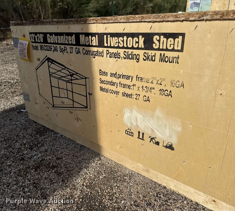 image for item OK9371 Valley Pioneer MSC1220F livestock shed