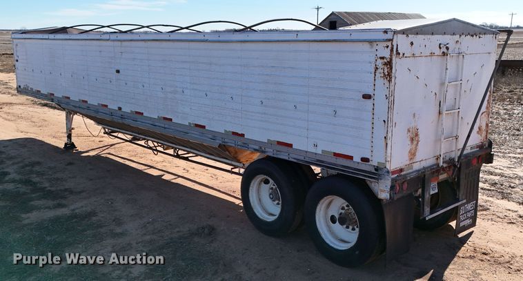 image for item ZA0516 1976 Timpte grain trailer