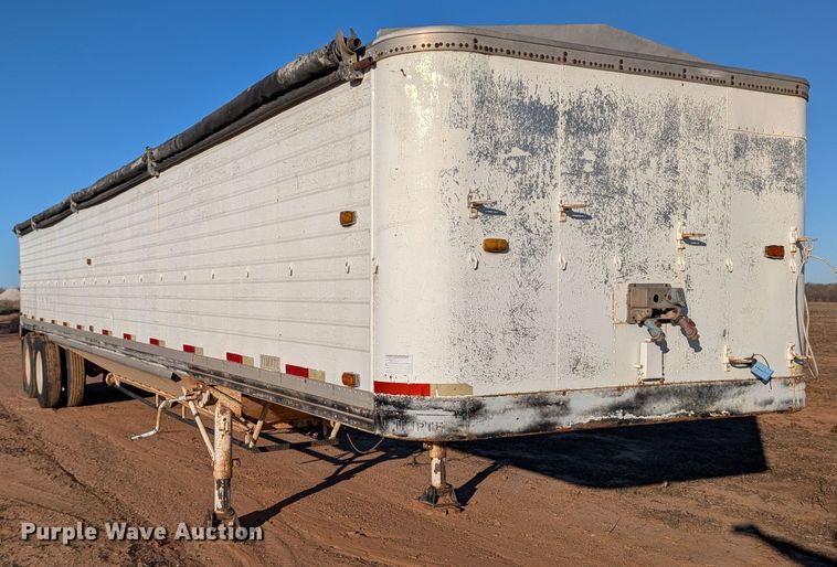 image for item ZA0516 1976 Timpte grain trailer