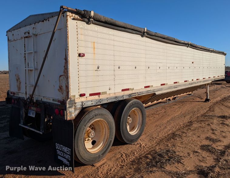 image for item ZA0516 1976 Timpte grain trailer