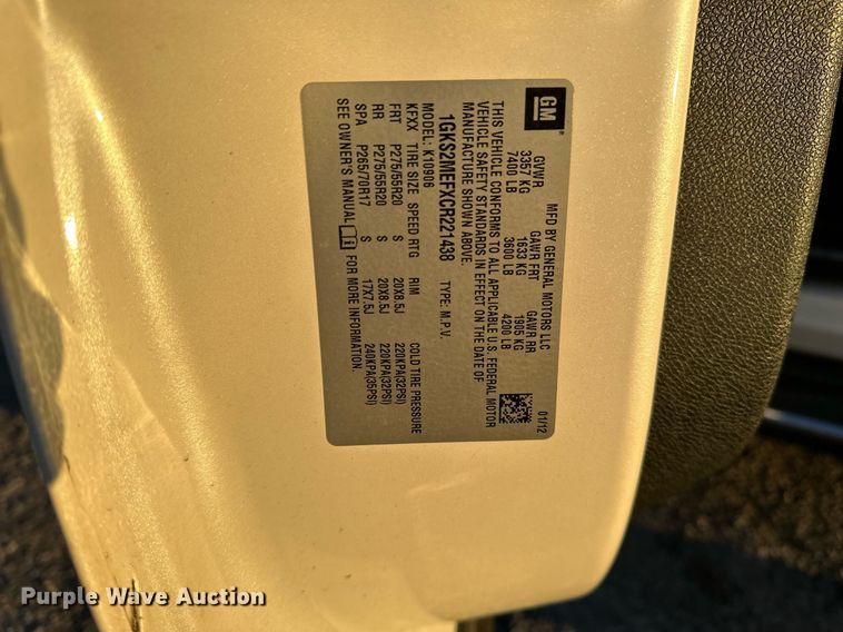 image for item DF8439 2012 GMC Yukon Denali SUV