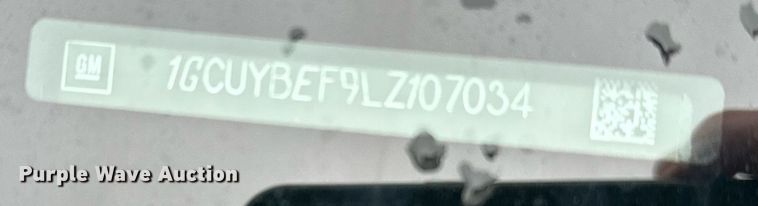 image for item DF8446 2020 Chevrolet Silverado 1500 Crew Cab pickup truck