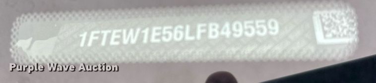 image for item DF8447 2020 Ford F150 SuperCrew pickup truck