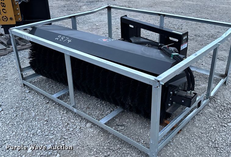 image for item DO0557 2024 Wolverine PAB-11-72W skid steer broom