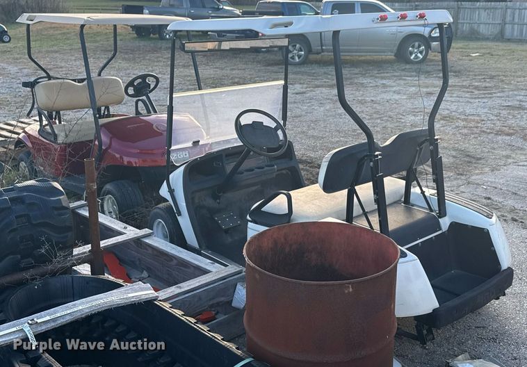 image for item DO0581 (2) E-Z-GO golf carts