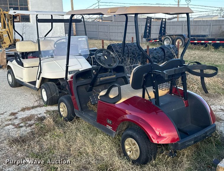 image for item DO0581 (2) E-Z-GO golf carts
