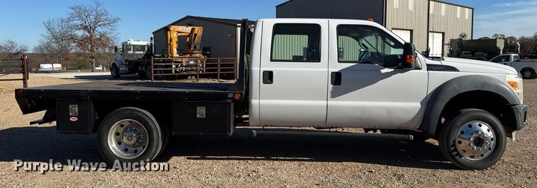 image for item DO7675 2011 Ford F450 Super Duty Crew Cab flatbed truck