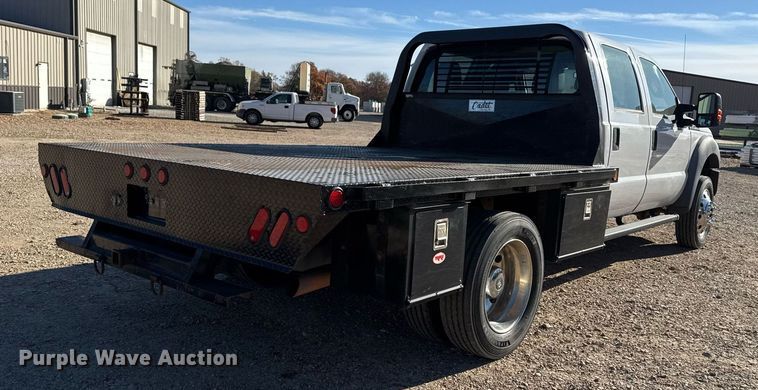 image for item DO7675 2011 Ford F450 Super Duty Crew Cab flatbed truck