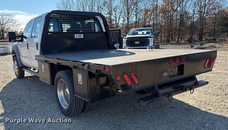 image for item DO7675 2011 Ford F450 Super Duty Crew Cab flatbed truck