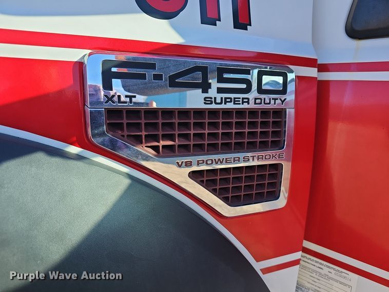 image for item DO7719 2009 Ford F450 Super Duty XLT truck cab and chassis