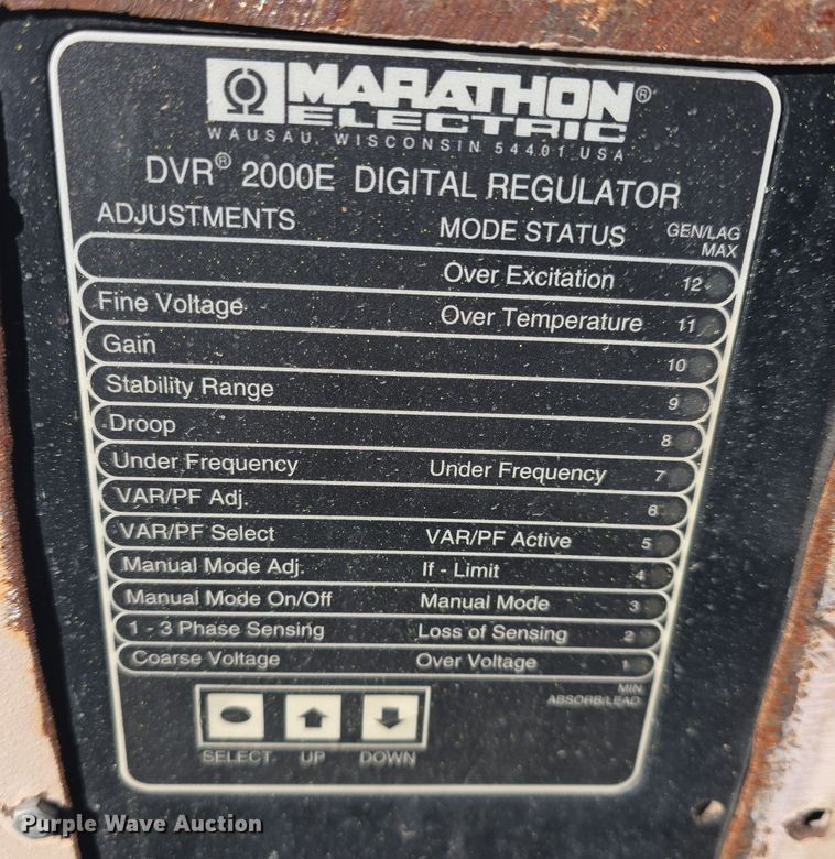 image for item DQ5337 Marathon Electric Magna Max 432RSL2018A-F000W generator