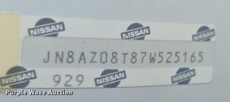 image for item DQ5342 2007 Nissan Murano SUV