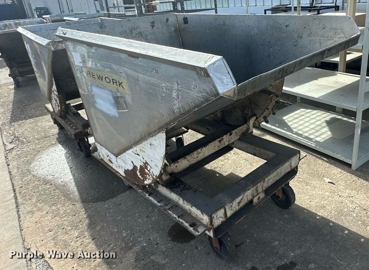 image for item DQ6472 (2) forklift dump hoppers