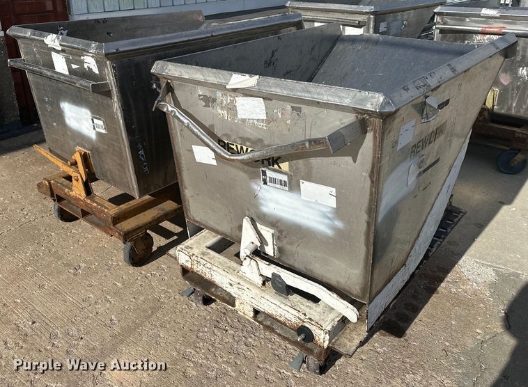 image for item DQ6474 (2) forklift dump hoppers
