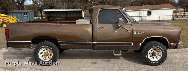 image for item DS2548 1987 Dodge  Power Ram  pickup truck