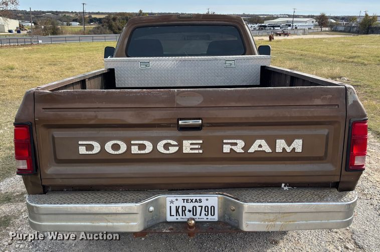 image for item DS2548 1987 Dodge  Power Ram  pickup truck