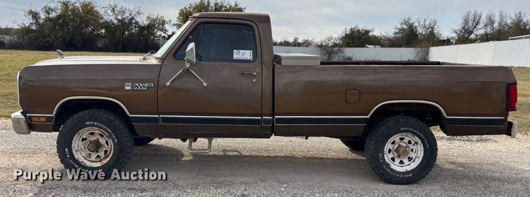 image for item DS2548 1987 Dodge  Power Ram  pickup truck
