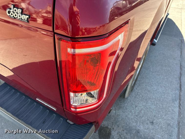 image for item DT6531 2016 Ford F150 SuperCrew pickup truck