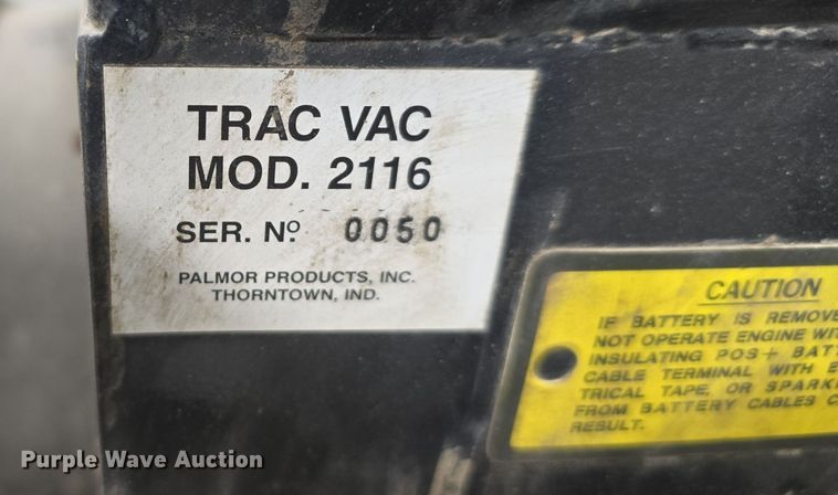 image for item DV0168 Trac Vac 2116 leaf vacuum