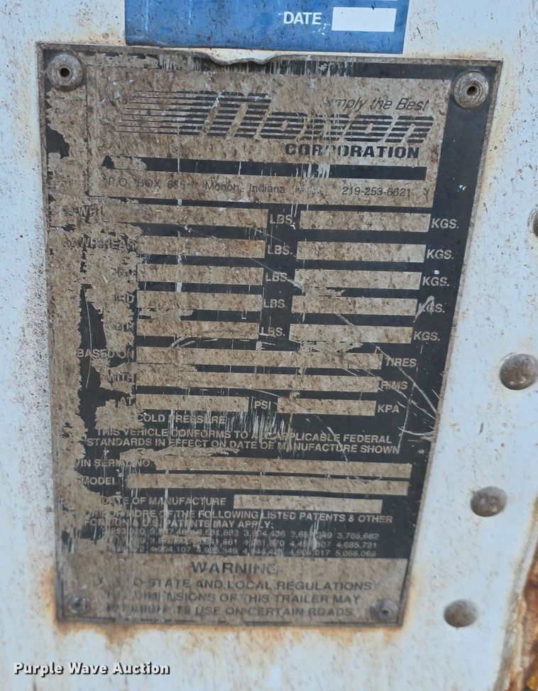 image for item DV0172 1992 Monon MAX-DC-00-48WXT storage container