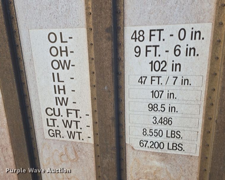 image for item DV0174 1993 Hyundai HDM-48WH-A8100R1 storage container