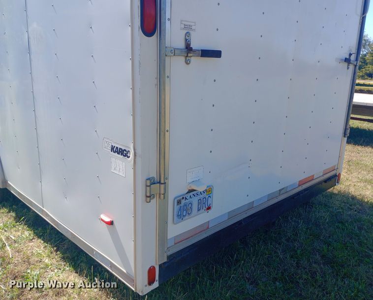 image for item DW0752 2004 KZ Kargo enclosed cargo trailer