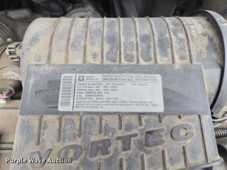 image for item DW1753 2012 Chevrolet Express 4500 utility/ service van