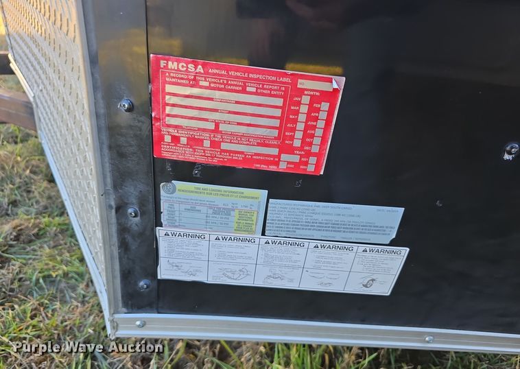 image for item DW3912 2019 Deep South Cargo enclosed cargo trailer