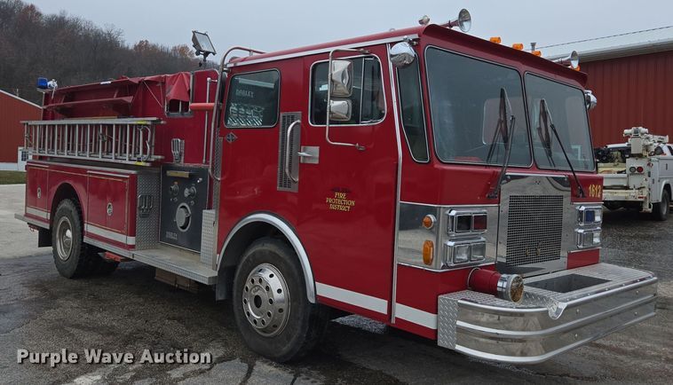 image for item DX1592 1984 Spartan pumper fire truck