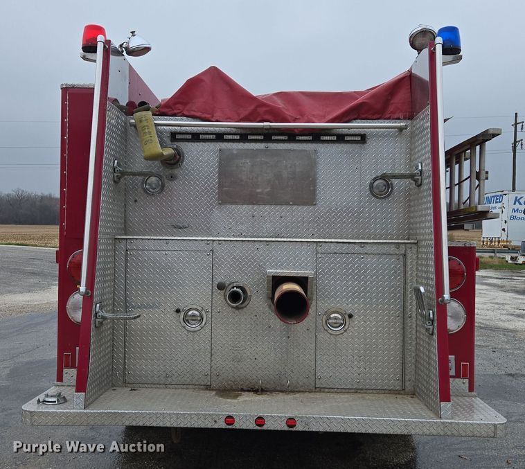 image for item DX1592 1984 Spartan pumper fire truck