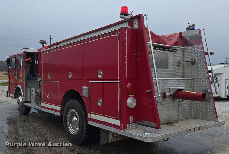 image for item DX1592 1984 Spartan pumper fire truck