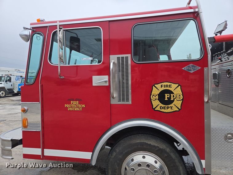 image for item DX1592 1984 Spartan pumper fire truck